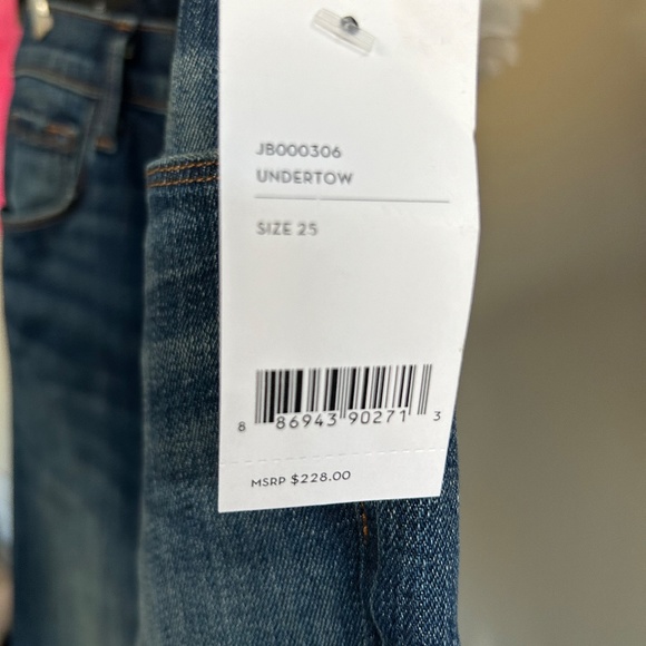 J Brand Helena High Rise Crop Boot size 25 - Picture 3 of 6